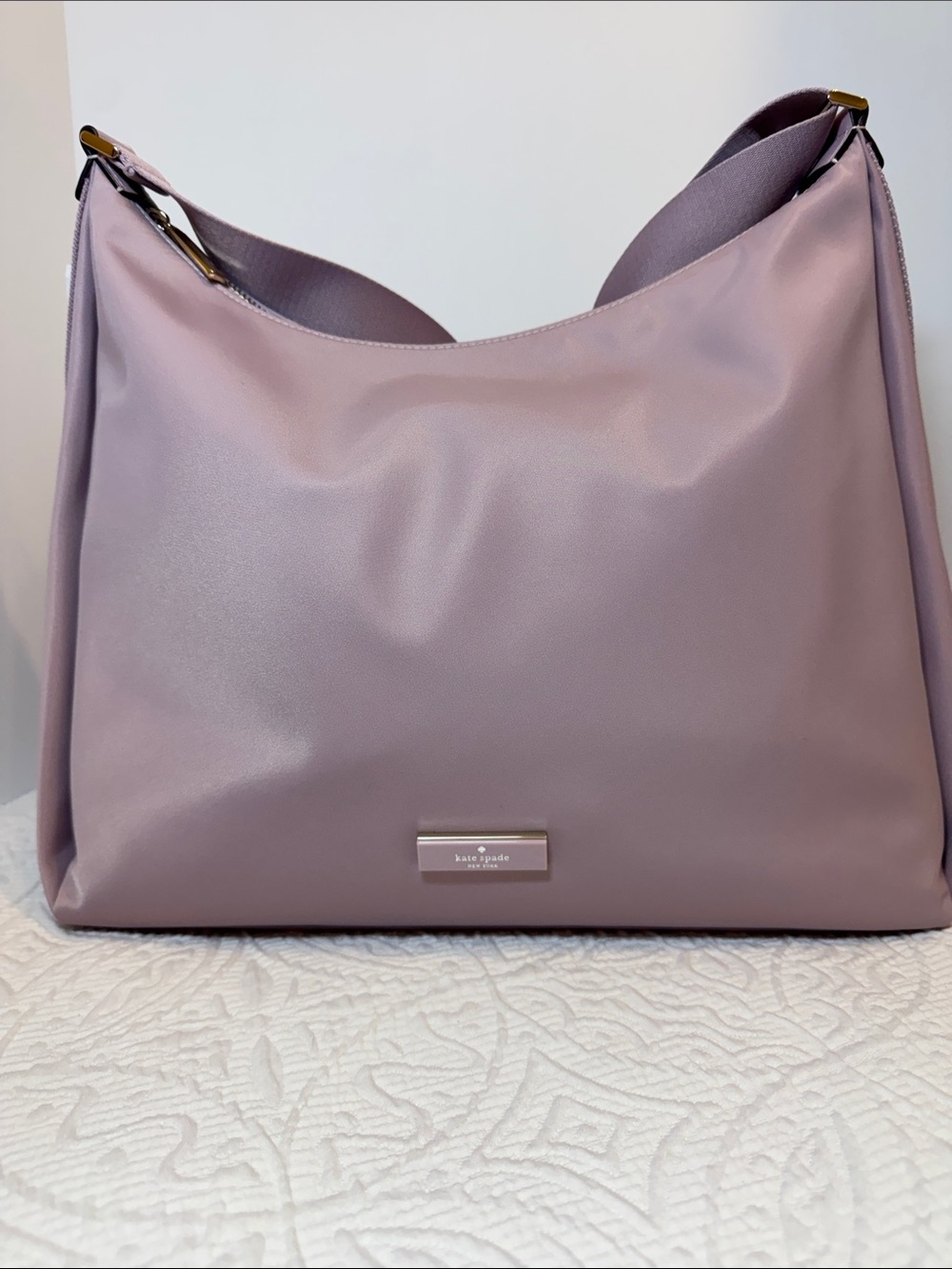 kate spade Lavender Shoulder/Cross Body Vinyl Bag